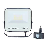 Proiector LED SMD negru 30W 90lm W IP65 CCT 6000K 4000K 3000K
