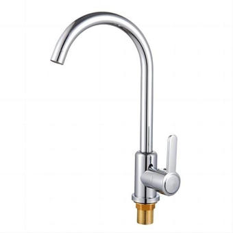 Baterie bucatarie chiuveta monocomanda pipa inalta inox negru 