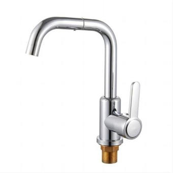 Baterie bucatarie chiuveta monocomanda standard inox argintiu 