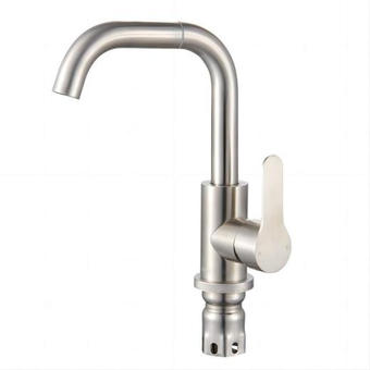 Baterie bucatarie chiuveta monocomanda standard inox gri 