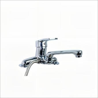 Baterie cada chiuveta monocomanda standard metal argintiu 