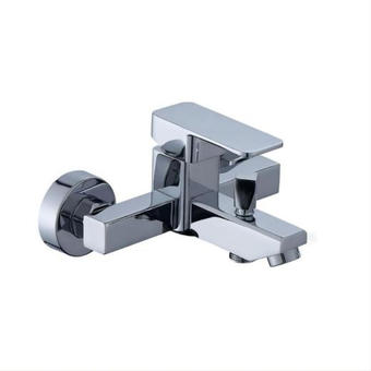 Baterie cada perete monocomanda standard inox argintiu 