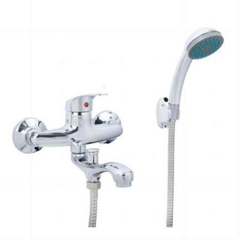 Baterie cada perete monocomanda standard metal argintiu 20cm OD4006S 