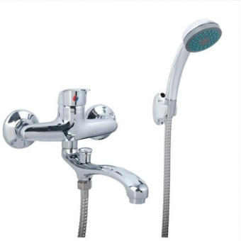 Baterie cada perete monocomanda standard metal argintiu 25cm OD4006L 