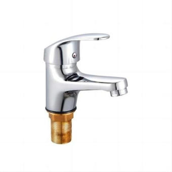 Baterie chiuveta monocomanda standard metal argintiu 