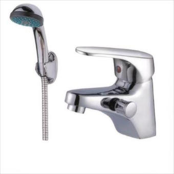 Baterie chiuveta monocomanda standard metal argintiu 