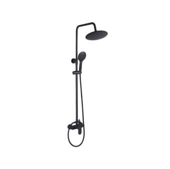 Coloana de dus cu baterie negru mat OD8602 