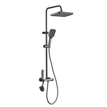 Coloana de dus cu baterie negru mat ODY68 