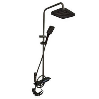 Coloana de dus cu baterie negru mat ODY87 