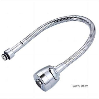 Furtun flexibil pentru baterie inox 