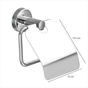 Suport hartie igienica cu capac inox 