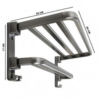 Suport pliabil pentru baie montaj pe perete 