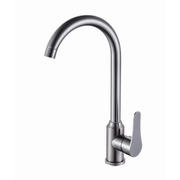 Baterie bucatarie chiuveta monocomanda cu dus extractibil inox argintiu