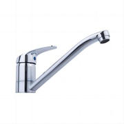 Baterie bucatarie chiuveta monocomanda standard compozit metal argintiu 22cm OD8023L