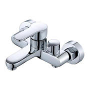 Baterie cada perete monocomanda standard alama argintiu