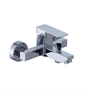 Baterie cada perete monocomanda standard inox argintiu