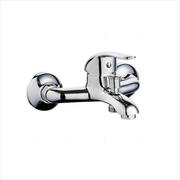 Baterie cada perete monocomanda standard metal argintiu