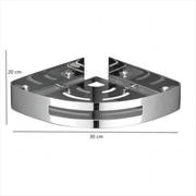 Coltar de dus cu raft inox