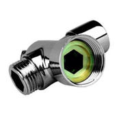 Racord unghiular pentru baterie crom