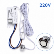 Senzor ON OFF touch 220V cromat
