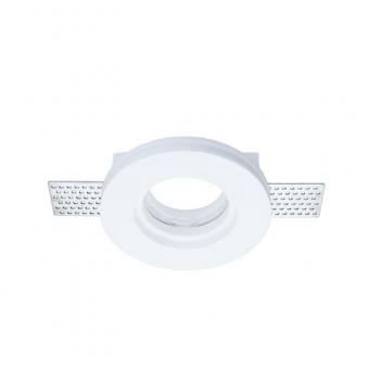 Corp spot GU10 gips rotund alb