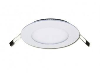 Spot LED rotund incastrat aluminiu 6W