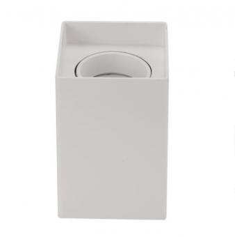 Spot Tubular aplicat soclu GU10 alb