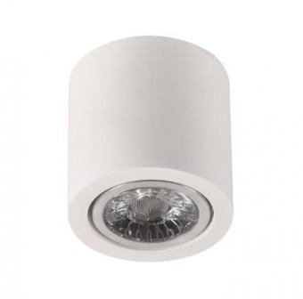 Spot aplicat rotund soclu GU10 gips 