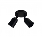 Aplica 2 x GU10 negru