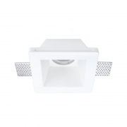 Corp spot GU10 gips patrat alb