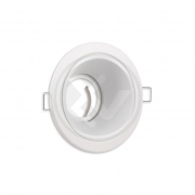 Rama rotunda spot LED alb