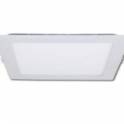 Spot LED incastrat patrat aluminiu 18W