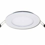 Spot LED rotund incastrat aluminiu 6W