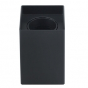 Spot Tubular aplicat soclu GU10 negru