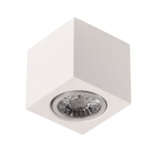 Spot aplicat patrat soclu GU10 gips