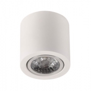 Spot aplicat rotund soclu GU10 gips