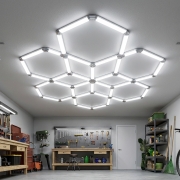 Tavan LED hexagon set 12 poligoane 2820 x 2440 mm 294W