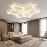 Tavan LED hexagon set 6 poligoane 1660 x 1400 mm 126W