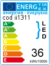 eticheta energetica cod ii1311