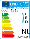 eticheta energetica cod ii4213