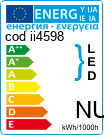 eticheta energetica cod ii4598